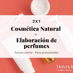 Curso Elaboración de perfumes + Curso gratis Cosmética Natural